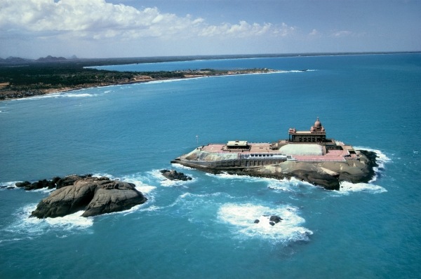 Vivekananda Memorial located on Rocky Island, Kanyakumari (photo)  from 