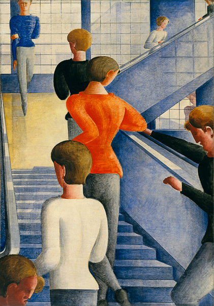 The staircase in the house from Oskar Schlemmer