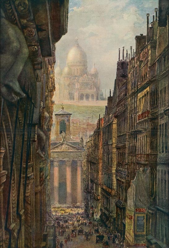 Paris, Sacre-Coeur from P. Heydel