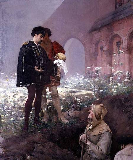 Hamlet and the Grave Digger from Pascal A.J. Dagnan-Bouveret