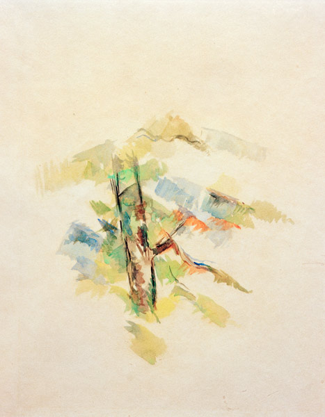 Tree study from Paul Cézanne