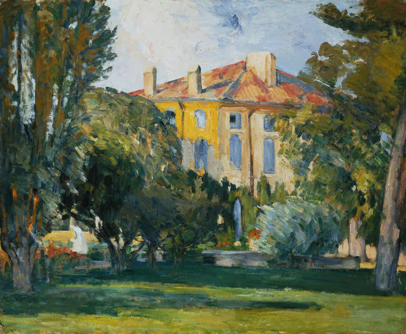 The Manor of Jas de Bouffan - oil painting of Paul Cézanne as art print or  hand painted oil.