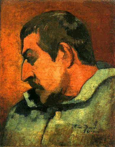 Daniel dedicated to self-portrait, the friend from Paul Gauguin