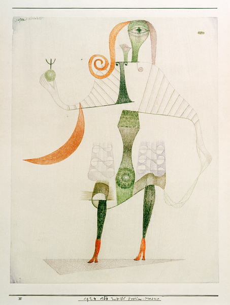 Weibl. Kostuem-Maske, 1924, 150. from Paul Klee