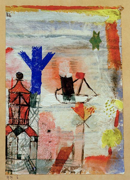 Kleiner Dampfer, 1919. from Paul Klee