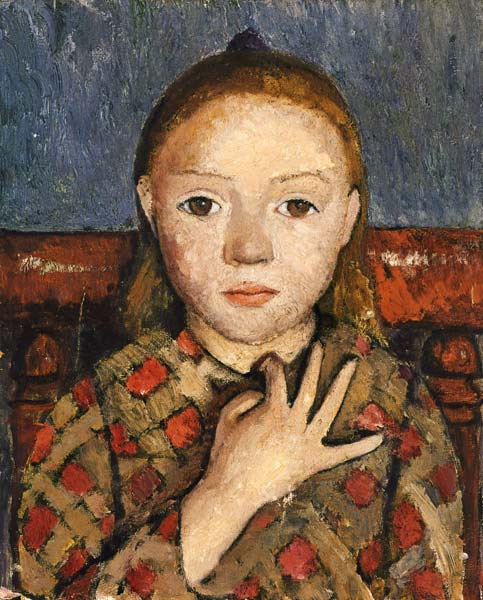 Girl portrait. from Paula Modersohn-Becker