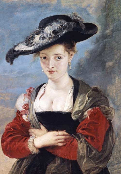 Portrait of Susanna Lunden (?) (Le Chape - Peter Paul Rubens as art print  or hand painted oil.