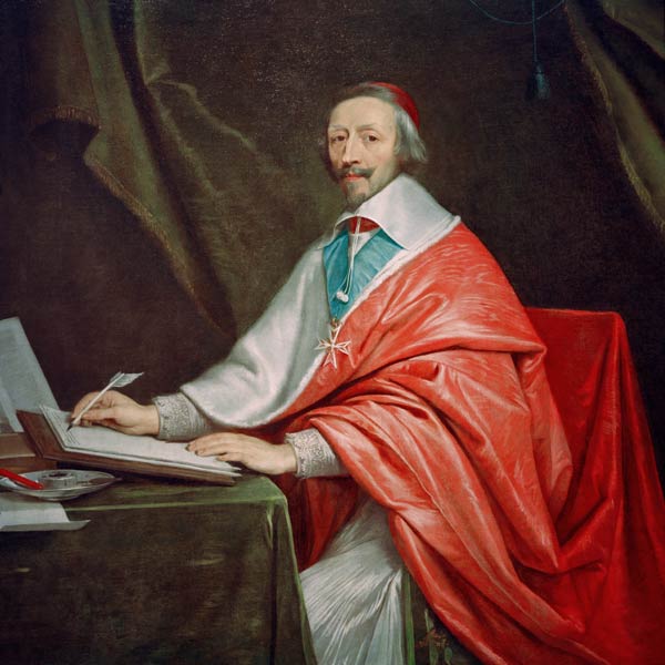 Cardinal Richelieu / Champaigne painting - Philippe de Champaigne as art  print or hand painted oil.