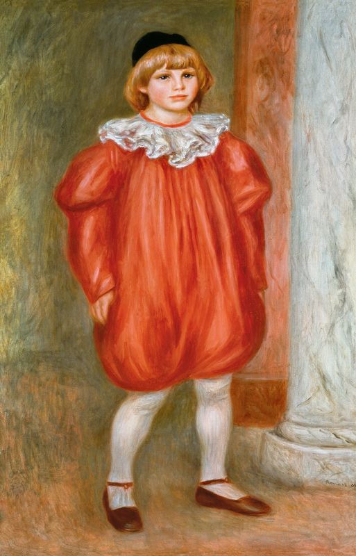 Claude Renoir in a Clown Costume from Pierre-Auguste Renoir