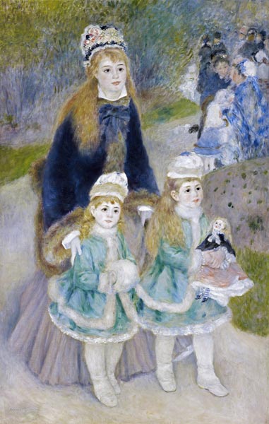 Mother and Children (La Promenade) from Pierre-Auguste Renoir