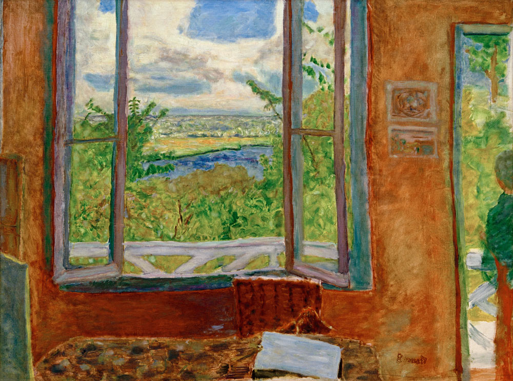 Offenes Fenster zur Seine (Vernon) - Pierre Bonnard