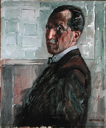 Self-portrait of Piet Mondrian 