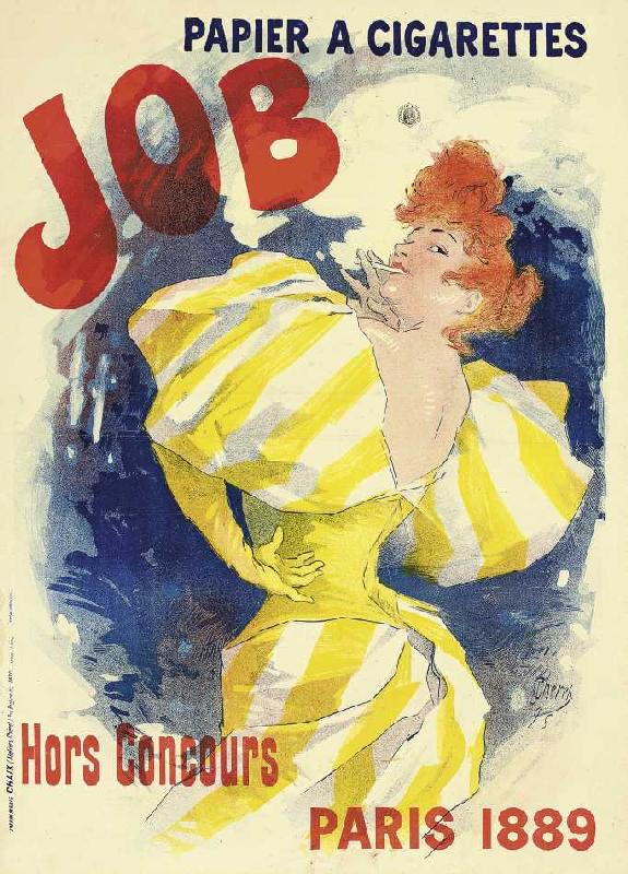 Job, papier à cigarettes from Advertising art