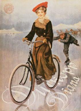 Ad for the ladies' bicycle Diana, company Dürkopp
