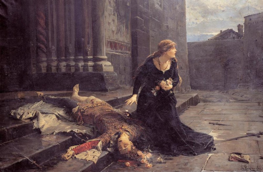 Der Tod des Gianmaria Visconti vor der Kirche s. Gottardo in from Ludovico Pogliaghi