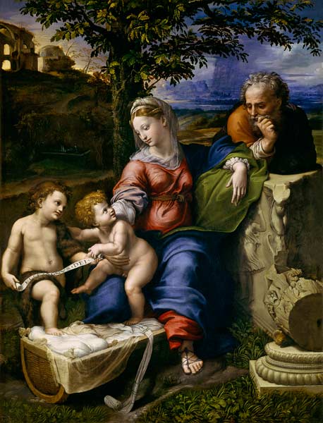 The Holy Family of the Oak Tree from Raffaello Sanzio da Urbino