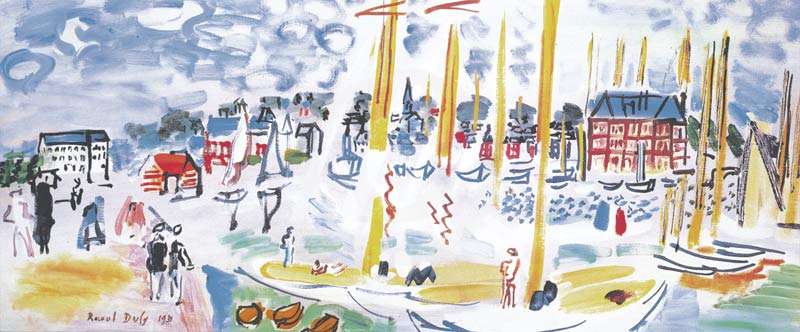 Image: Raoul Dufy - Dimanche a Deauville - (RDU-730)