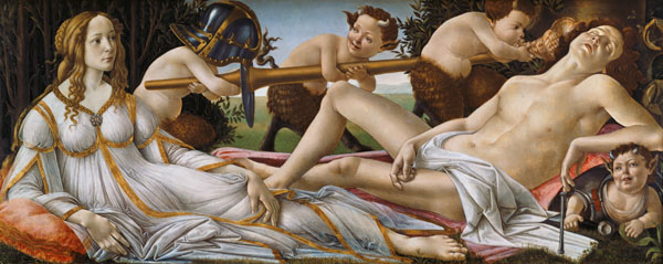Venus and Mars from Sandro Botticelli