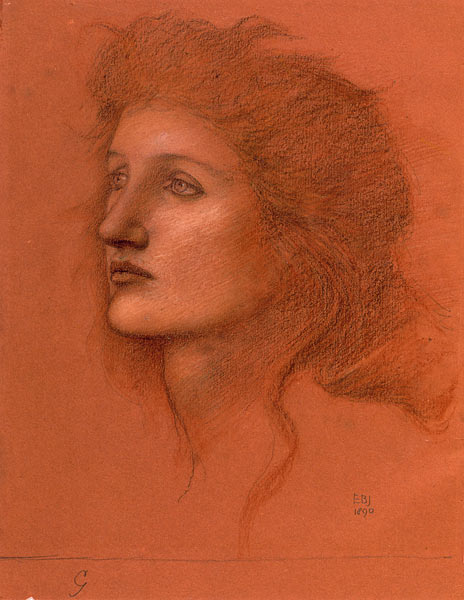 Female Head from Sir Edward Burne-Jones