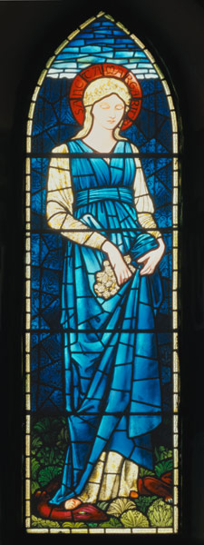 St. Margaret (stained glass) - Sir Edward Burne-Jones as art print or hand  painted oil.
