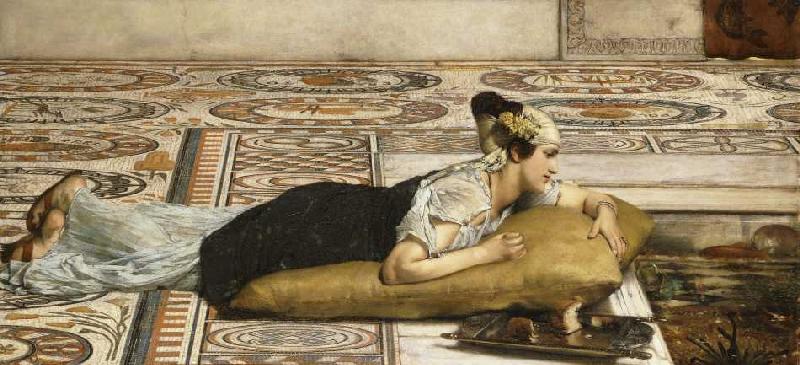 Füttern der Goldfische from Sir Lawrence Alma-Tadema