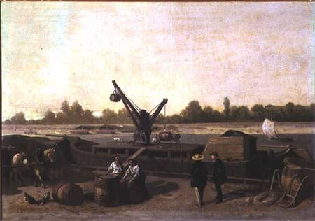 Barge at the Quay from Stanislas Lépine