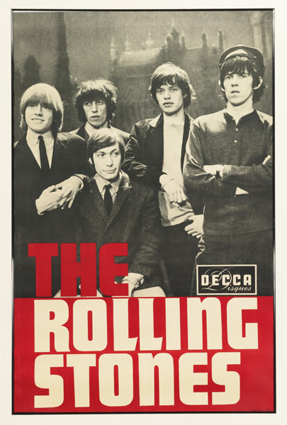 The Rolling Stones. Poster for the Paris - Unbekannter Künstler as art  print or hand painted oil.