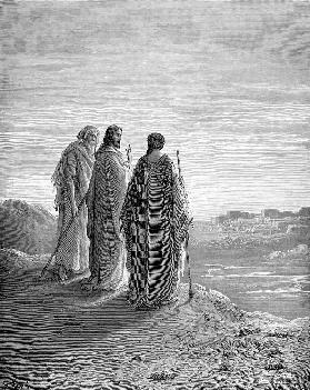 Jesus und die Jünger von Emmaus