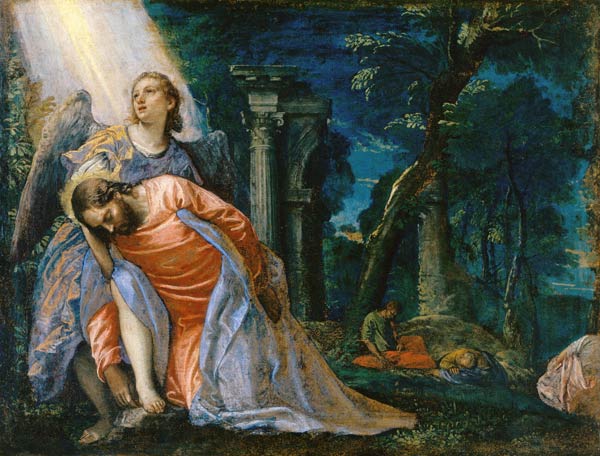 P.Veronese /Christ in Getsemaneh/ C16th from Veronese, Paolo (aka Paolo Caliari)