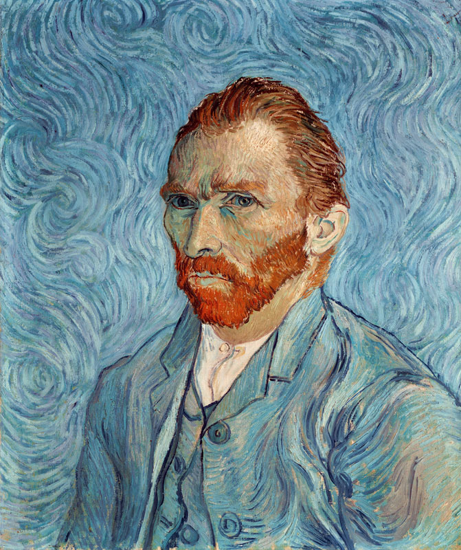Vincent van Gogh, Self-portrait 1889/90 as art print or hand painted oil.