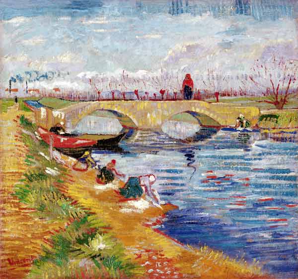 Pont de Gleize at Arles - Vincent van Gogh as art print or hand painted oil.