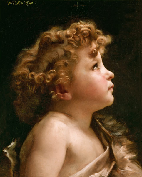 Young John the Baptist. - William Adolphe Bouguereau as art print or hand  painted oil.