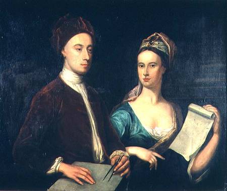  Portrait of Richard Boyle, 3rd Earl of Burlington (1695-1753) and his wife Lady Dorothy Savile (169 from William Aikman
