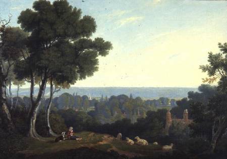 Scene in the Vale of Marlow from William Alfred Delamotte