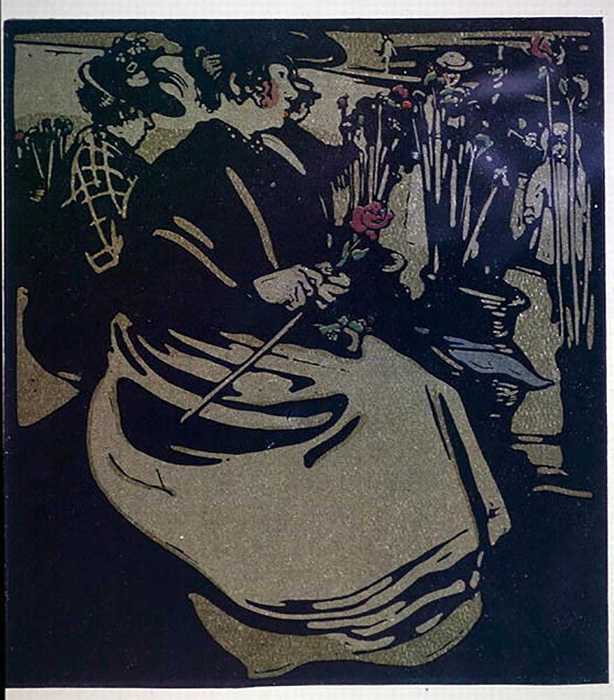 Flower Girl from London Types published by William Heinemann, 1898 from William Nicholson