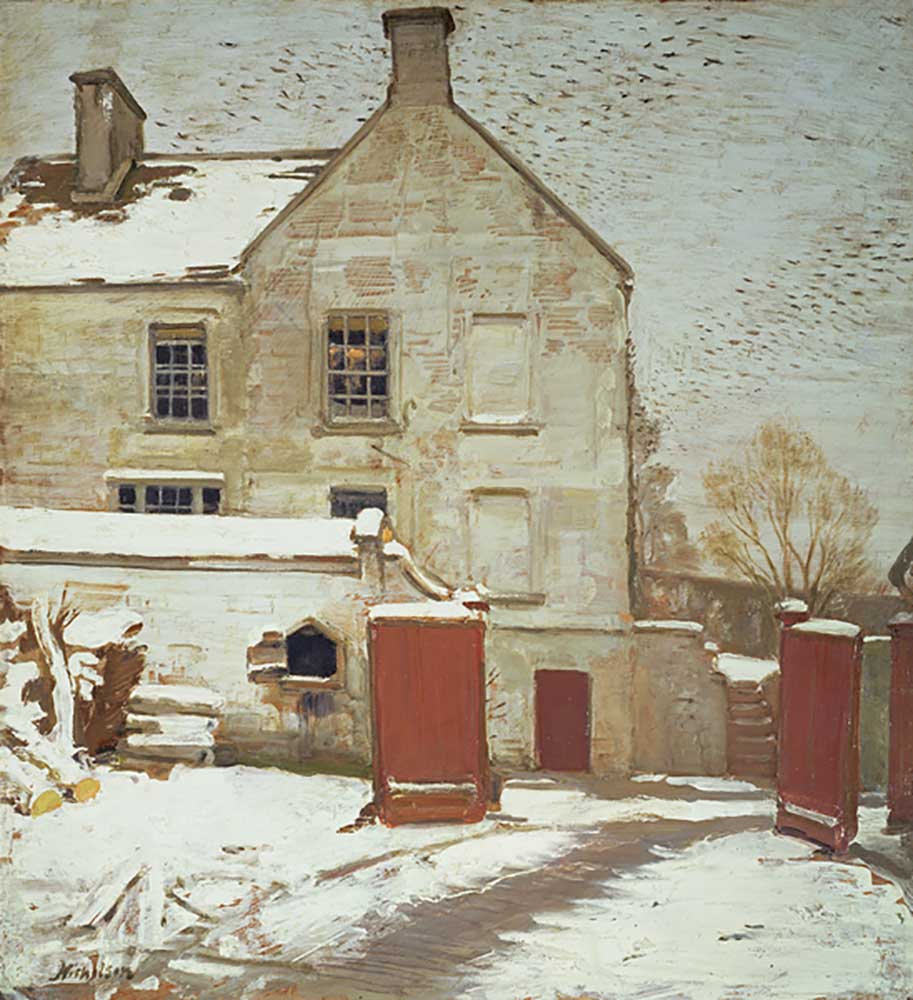 Courtyard in Snow, Sutton Veny, 1927 from William Nicholson