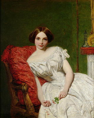 Portrait of Annie Gambart (oil on canvas) from William Powell Frith