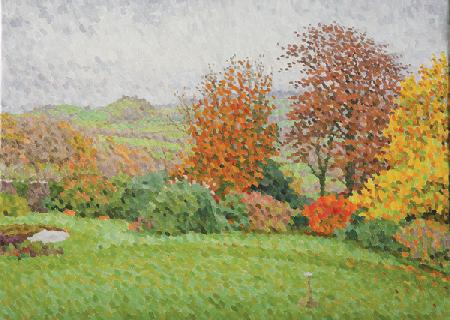 Autumn Landscape, Rain