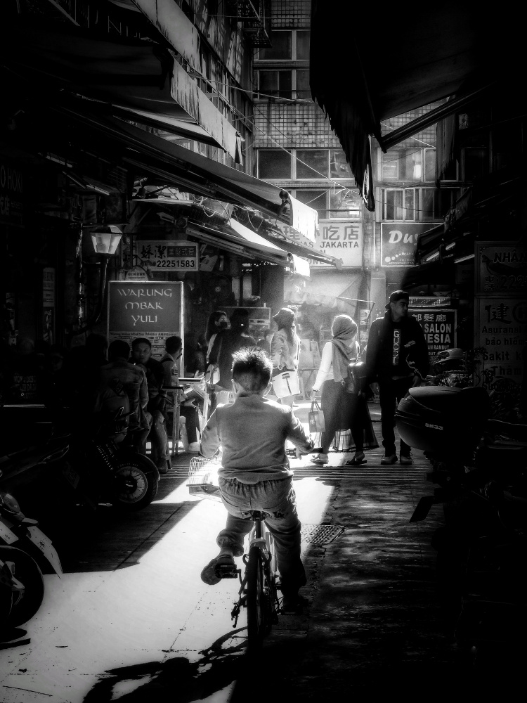Morning alley light and shadow from Yi-Tang Wang